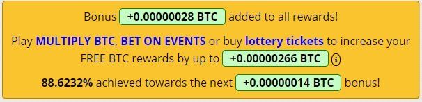 freebitcoin bonus