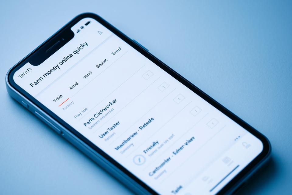 Phone displaying payment schedule comparison for different platforms